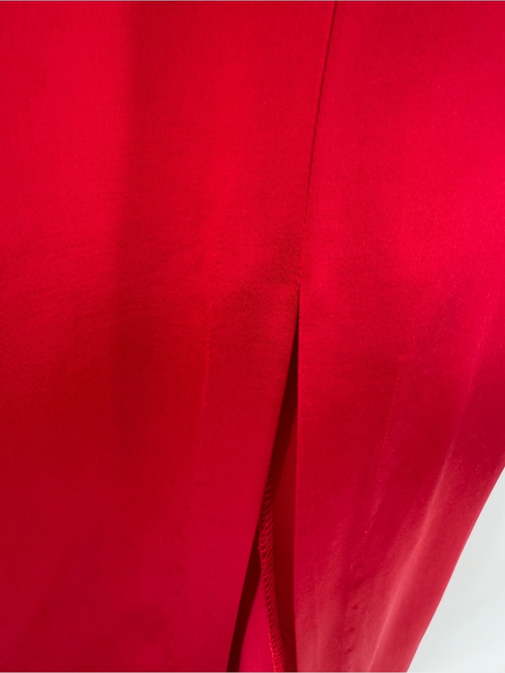 Rampage VTG Y2K Whimsigoth Vampy Goth Satin Red Strappy Cowl Neck Maxi Dress Sz5 - Picture 6 of 12